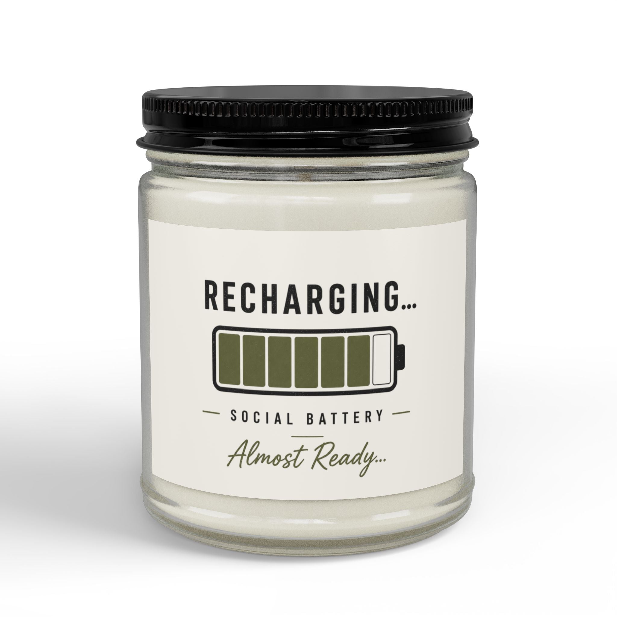 Recharging Soy Candle | Minimalist Scented Candle | Recharge Collection | STATIC CLUB