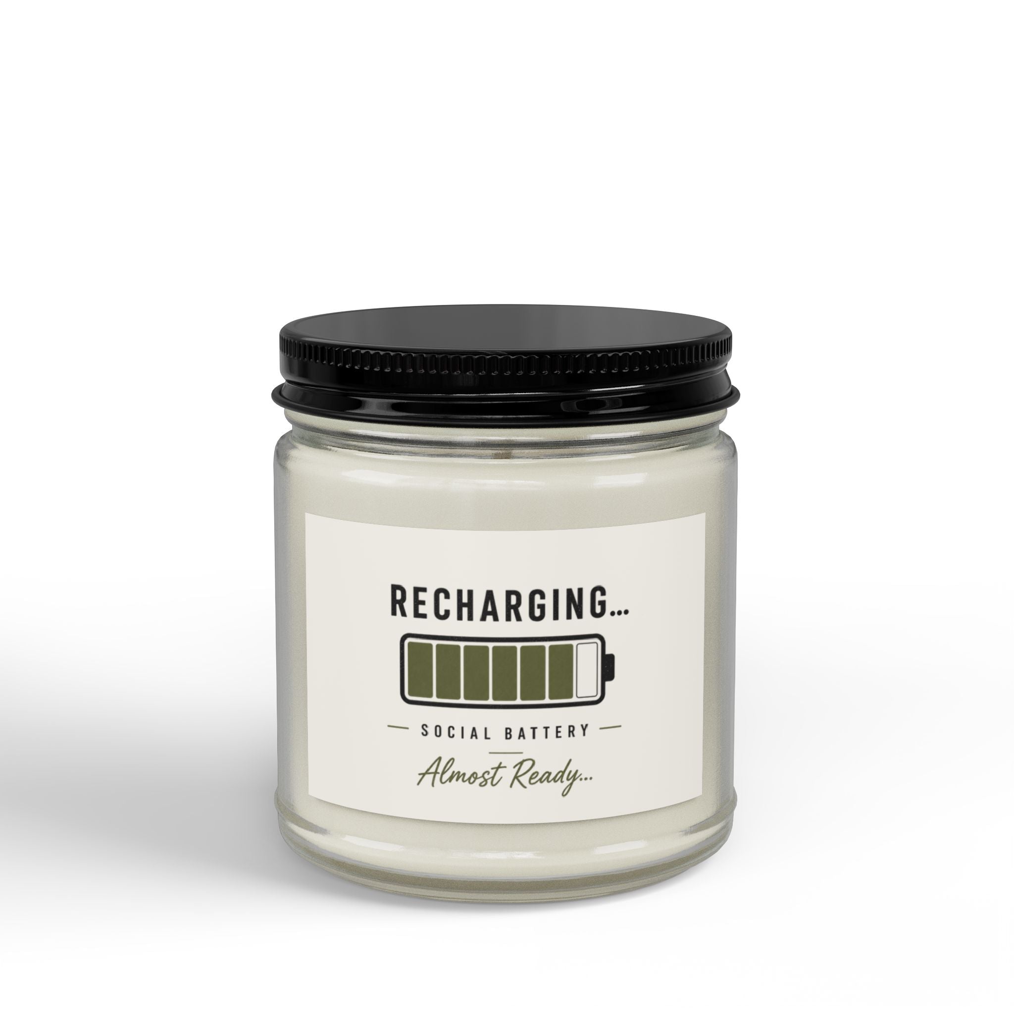 Recharging Soy Candle | Minimalist Scented Candle | Recharge Collection | STATIC CLUB