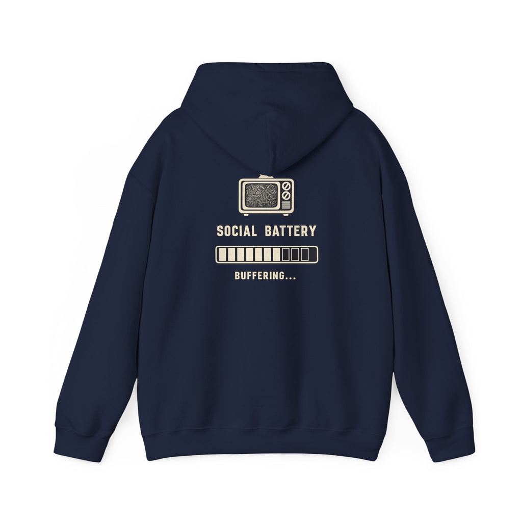 Static Club Social Battery Hoodie