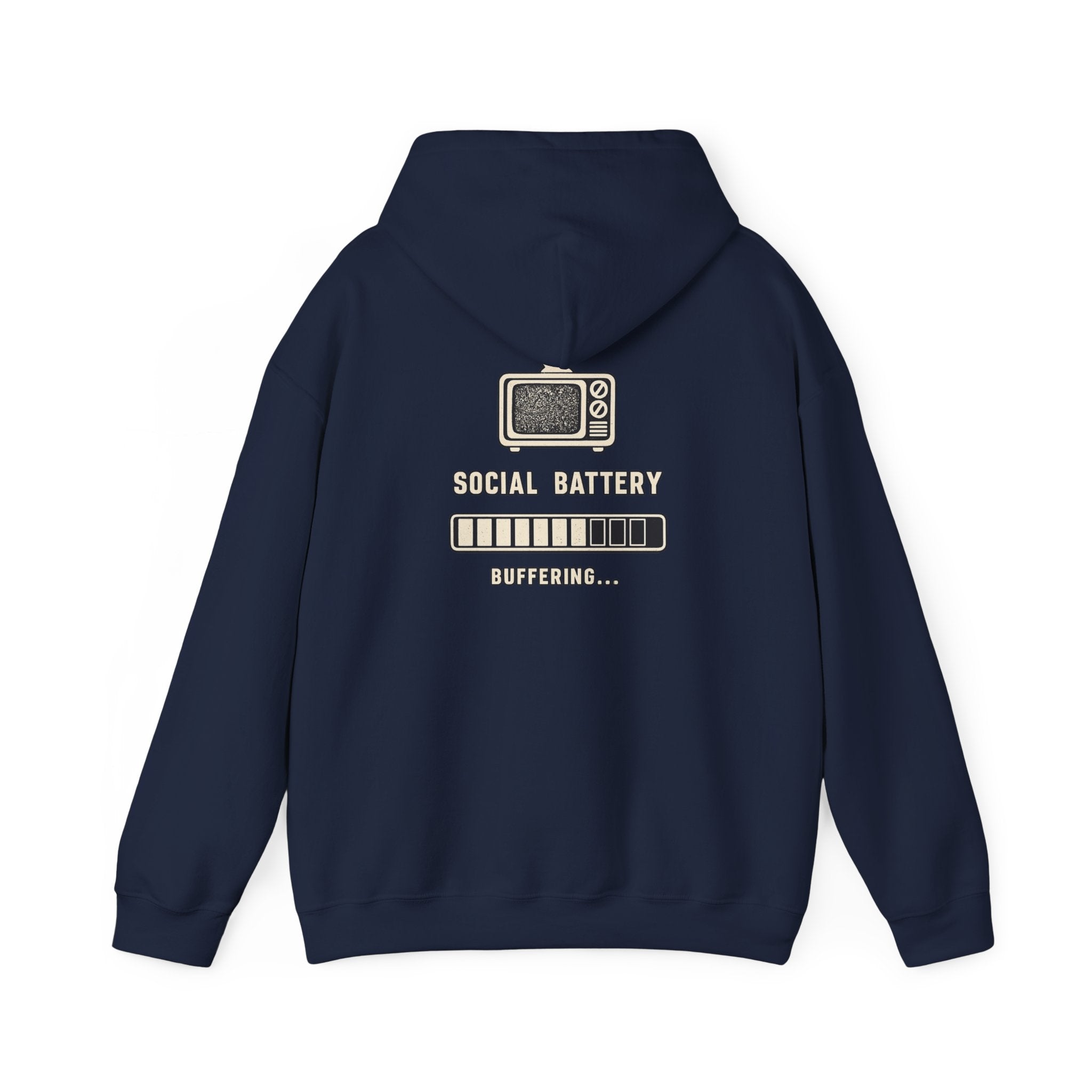 Static Club Social Battery Hoodie