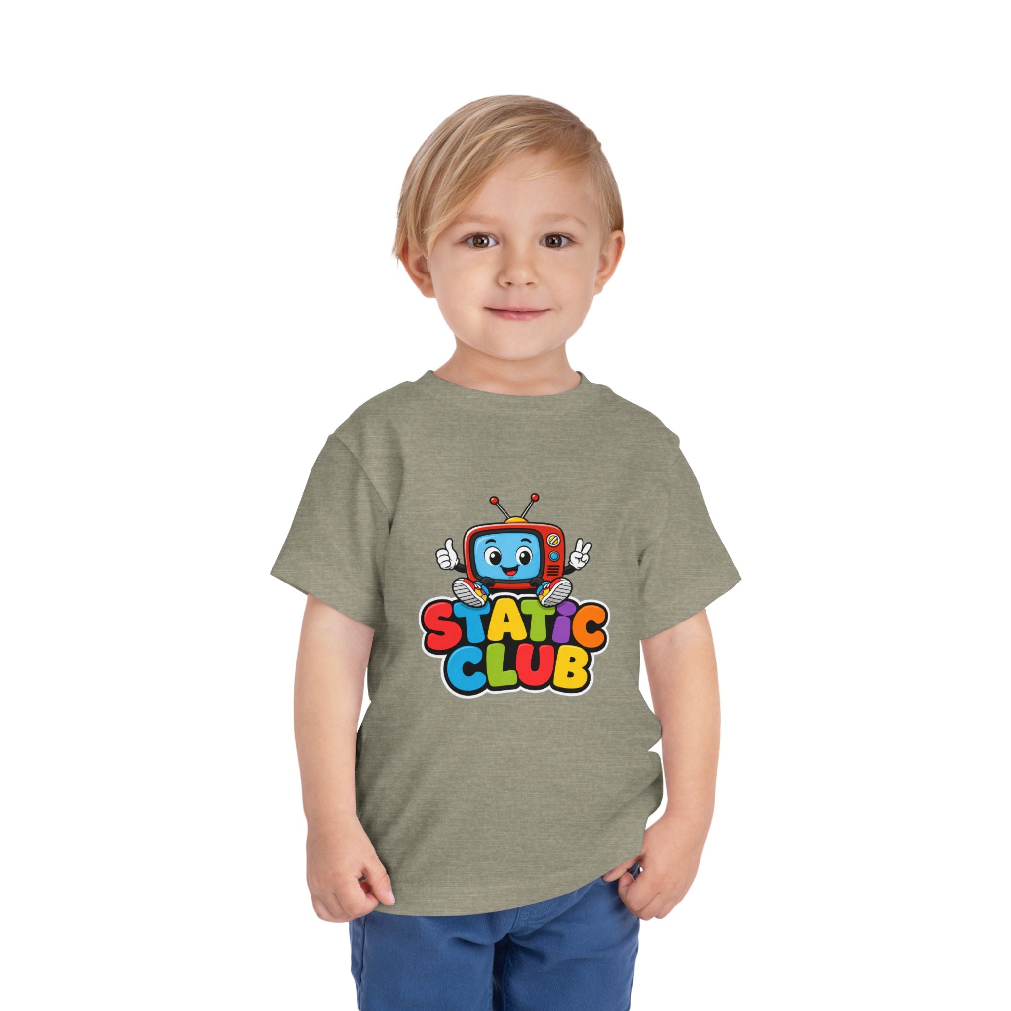 Static Club Kids T-Shirt | Cute TV Mascot Tee