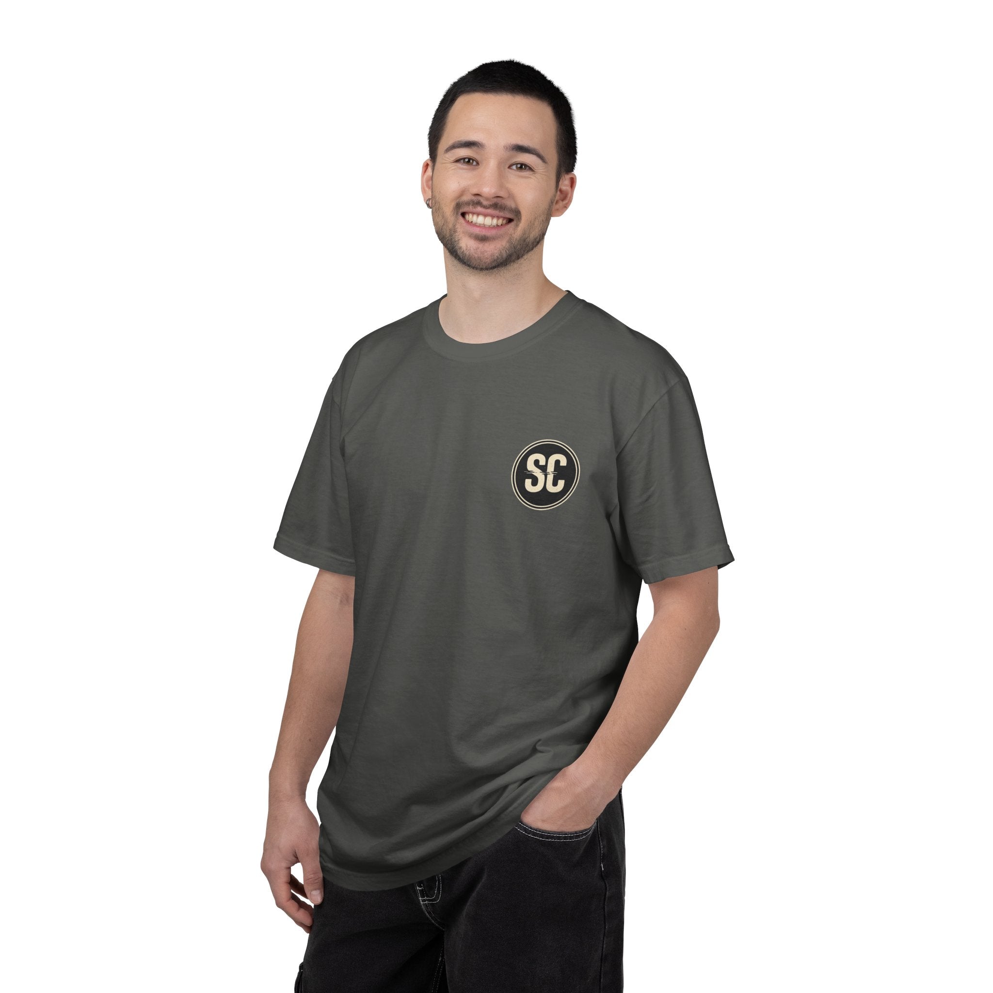 Static Club Vintage TV Screen T-Shirt | Retro Noise Graphic