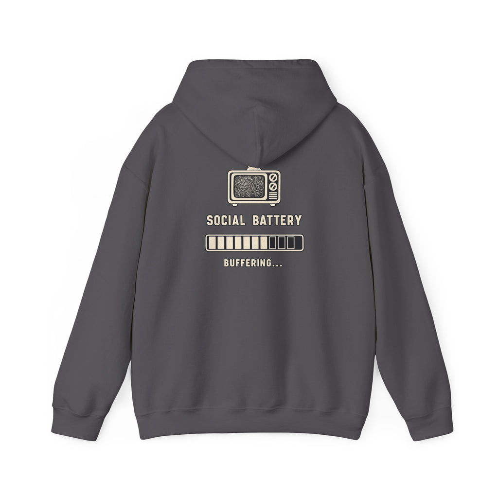 Static Club Social Battery Hoodie
