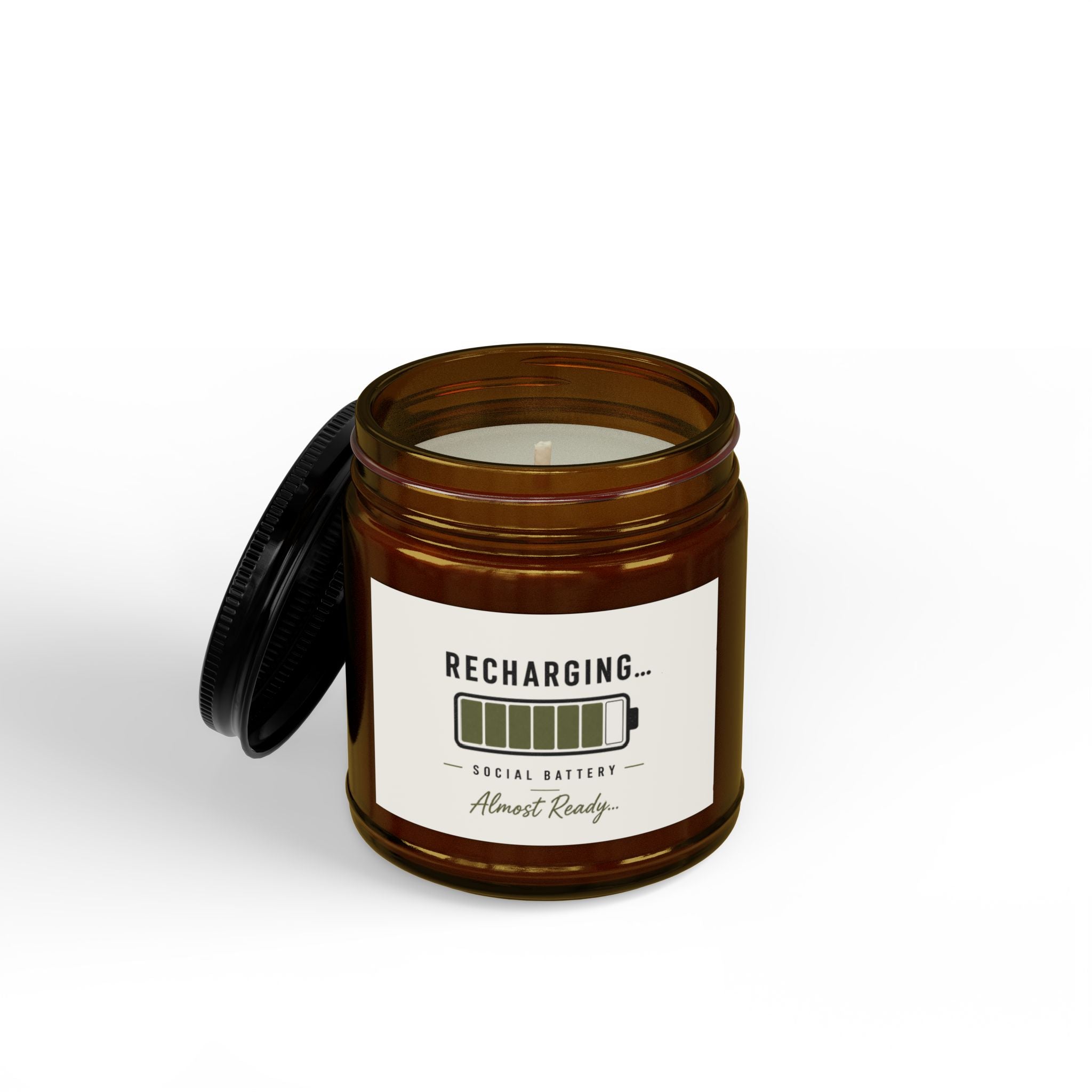 Recharging Soy Candle | Minimalist Scented Candle | Recharge Collection | STATIC CLUB