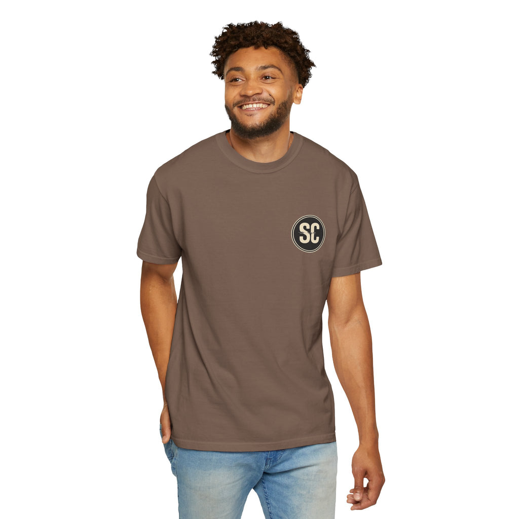 Static Club Vintage TV Screen T-Shirt | Retro Noise Graphic