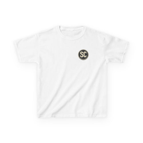 Kids T-Shirt – "Recharging... Almost Ready" Battery Graphic