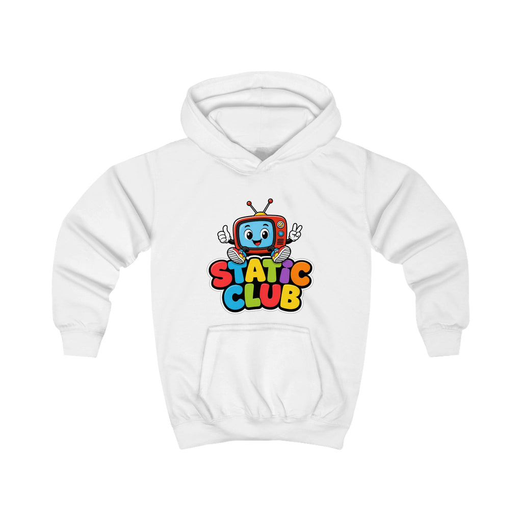 STATIC CLUB Kids Hoodie – Original Mascot