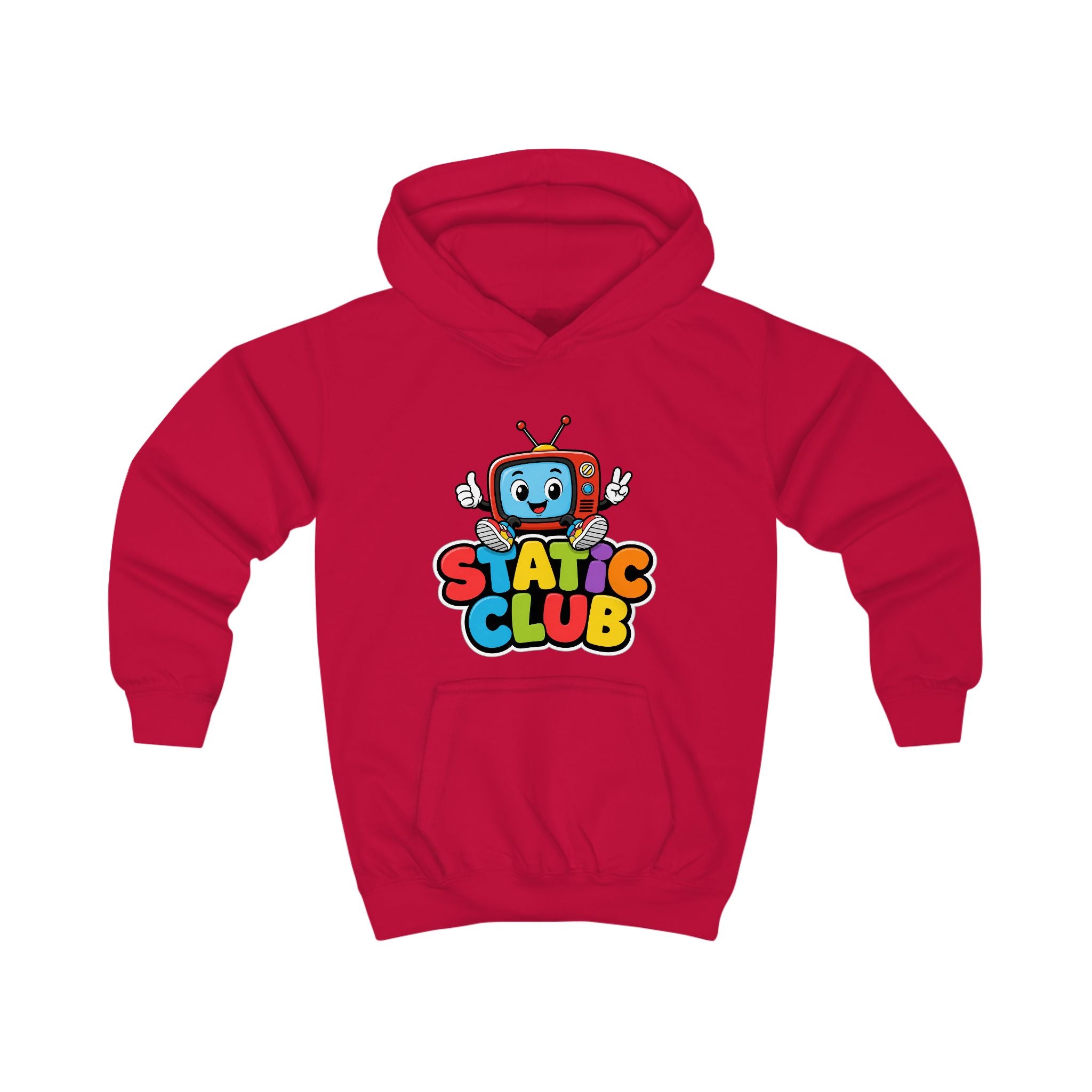 STATIC CLUB Kids Hoodie – Original Mascot