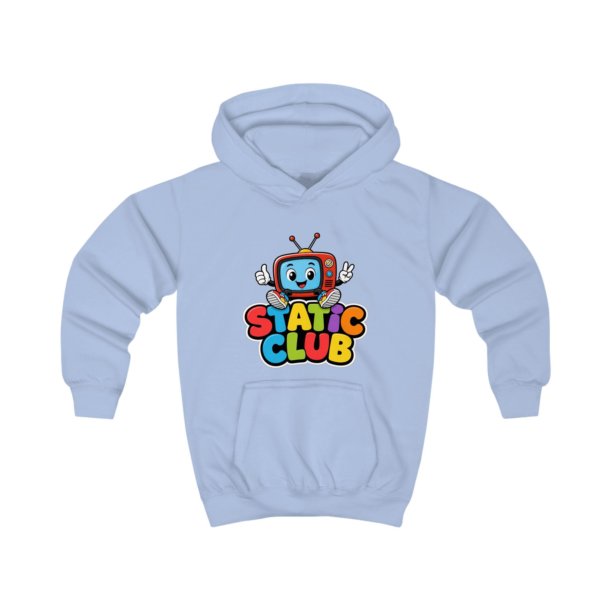 STATIC CLUB Kids Hoodie – Original Mascot