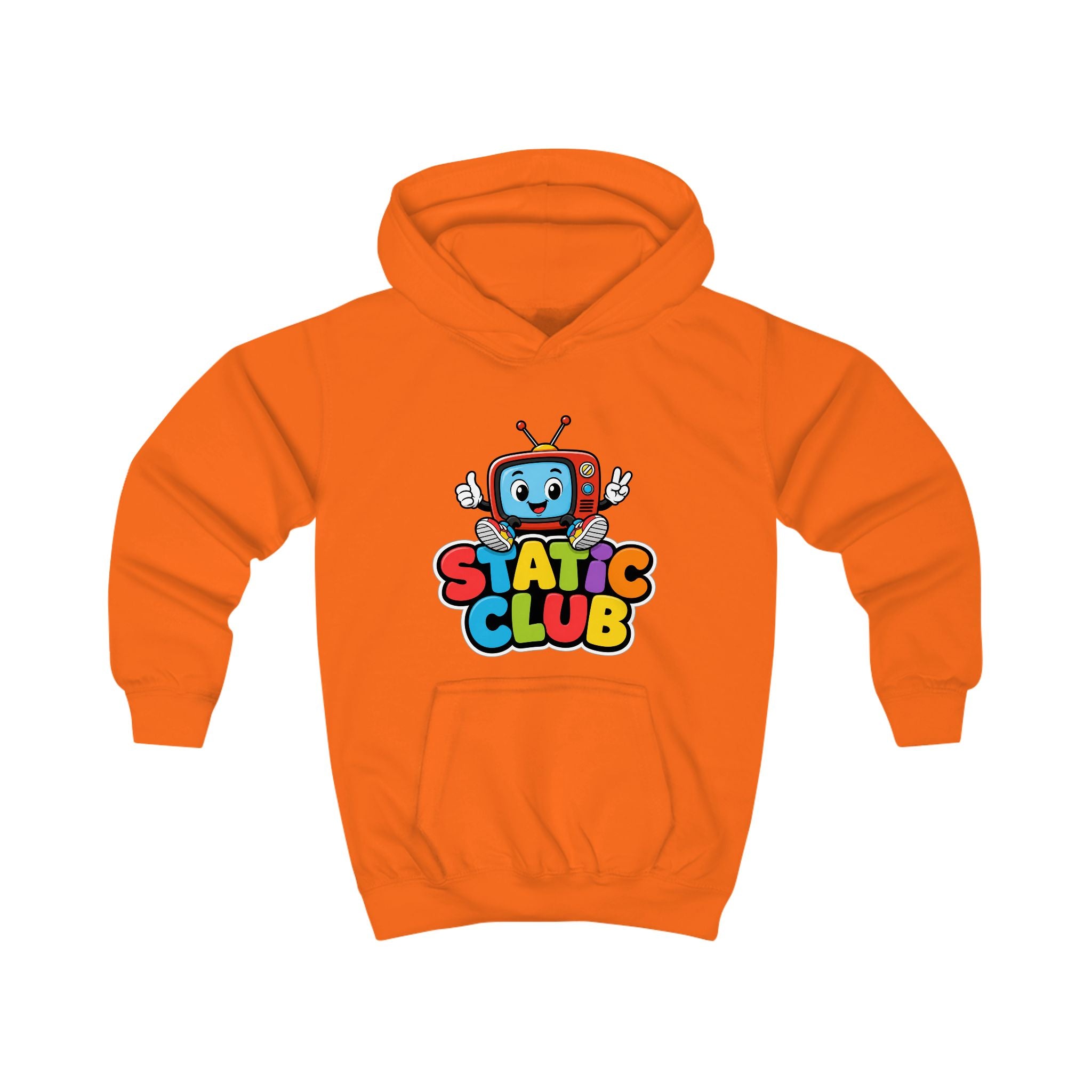 STATIC CLUB Kids Hoodie – Original Mascot