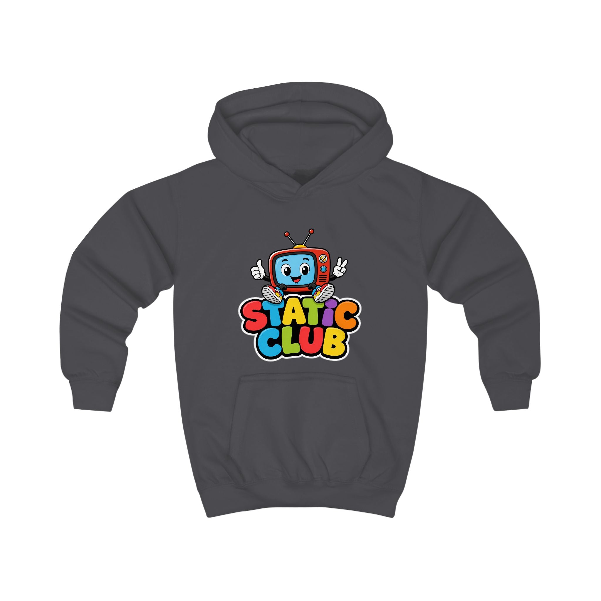 STATIC CLUB Kids Hoodie – Original Mascot