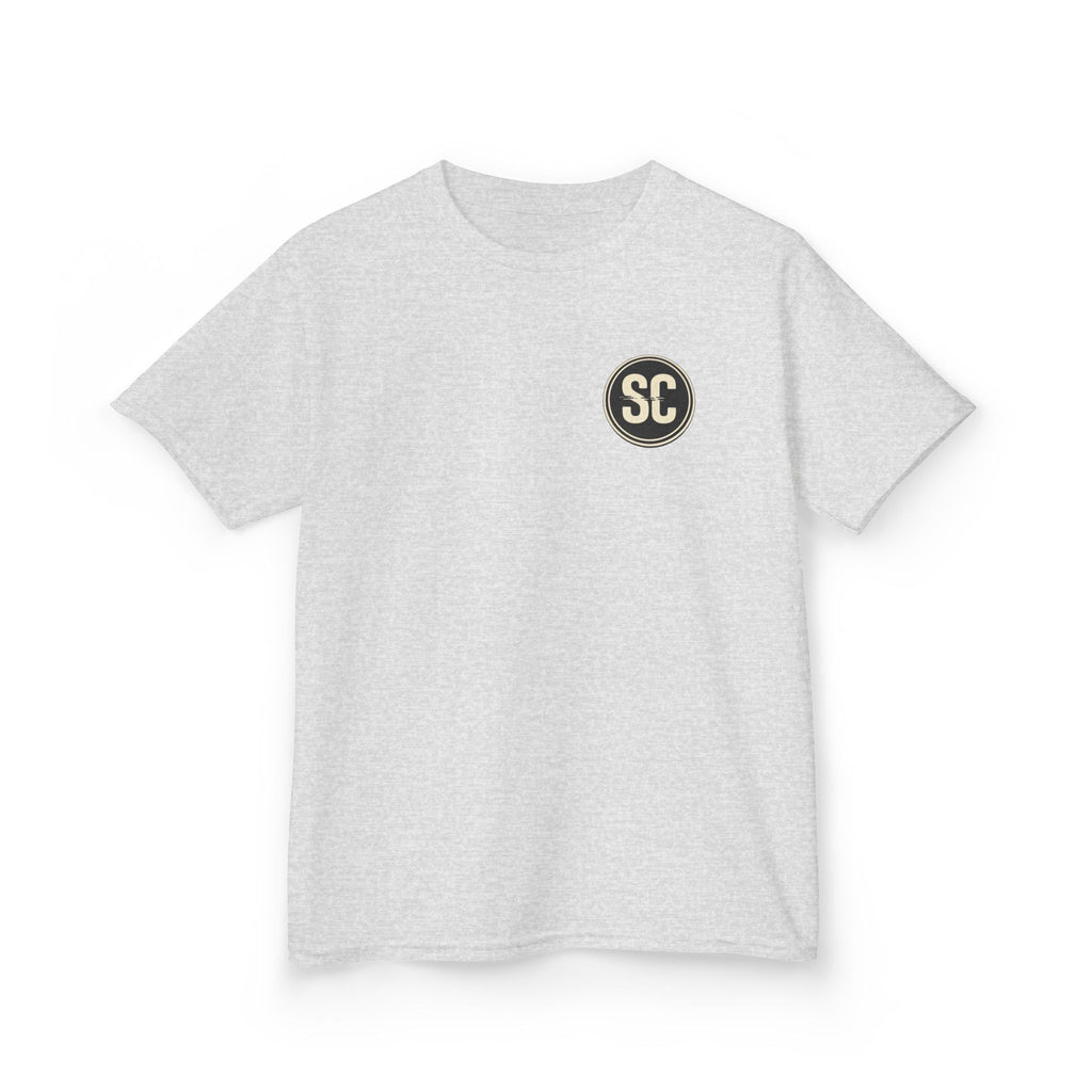 Kids T-Shirt – "Recharging... Almost Ready" Battery Graphic
