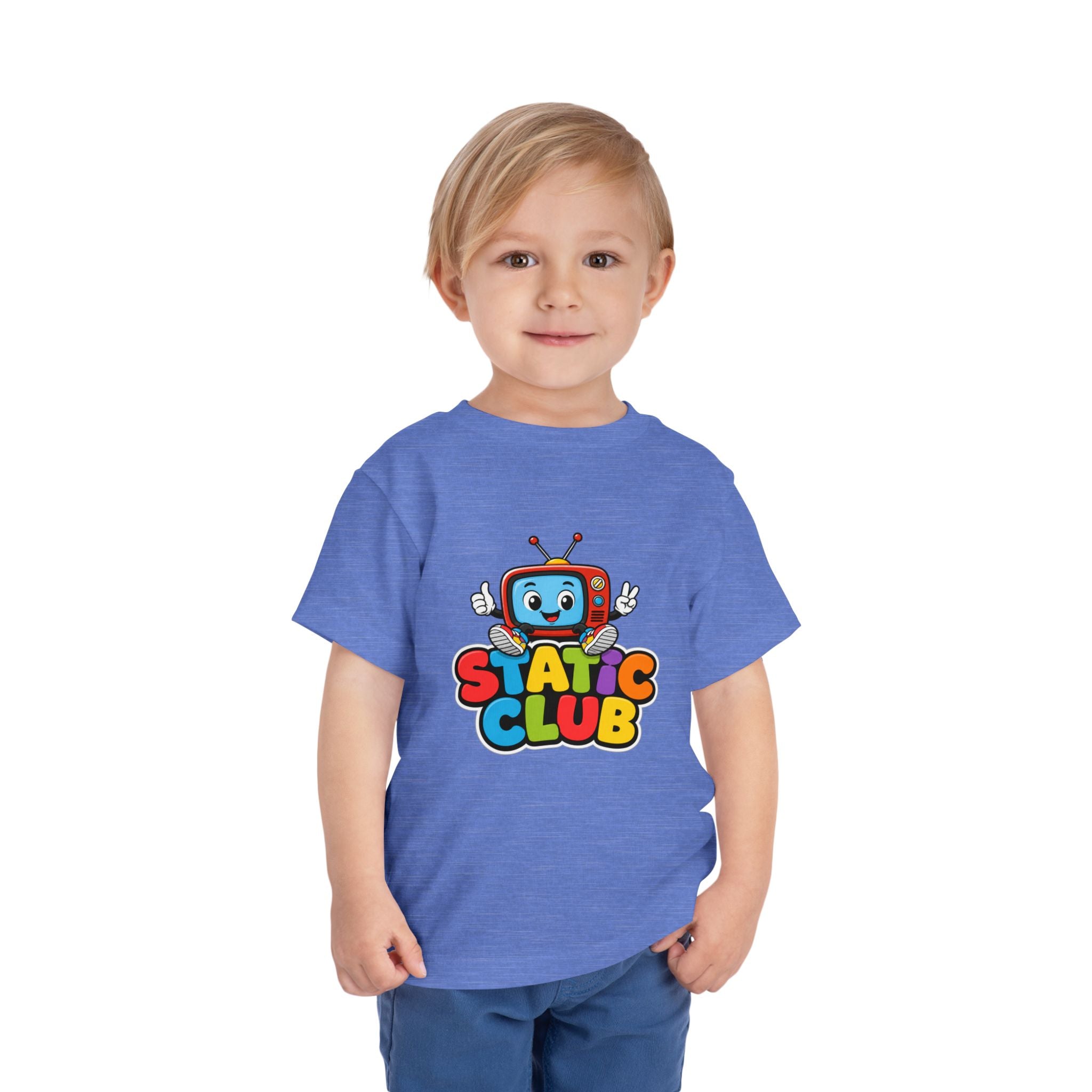 Static Club Kids T-Shirt | Cute TV Mascot Tee