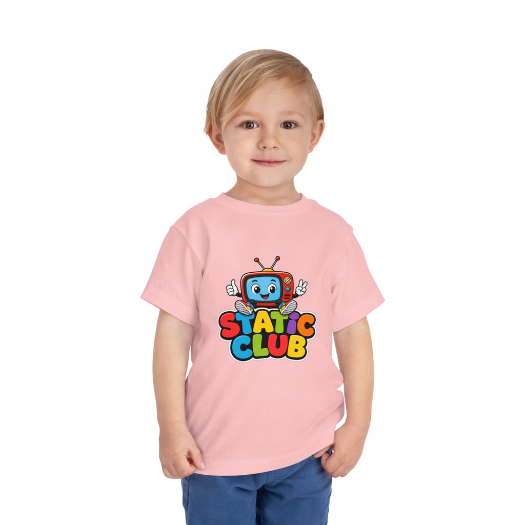Static Club Kids T-Shirt | Cute TV Mascot Tee