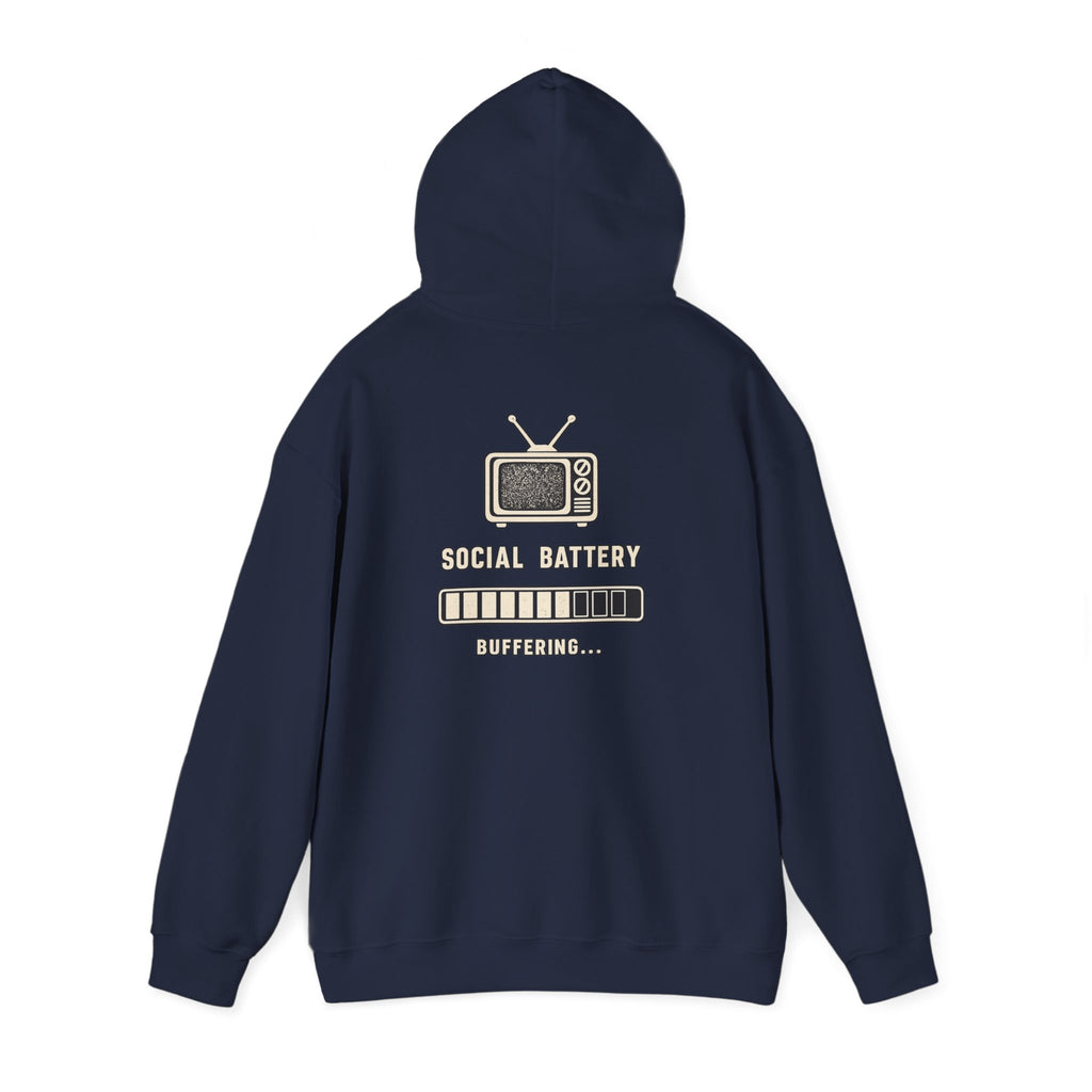 Static Club Social Battery Hoodie