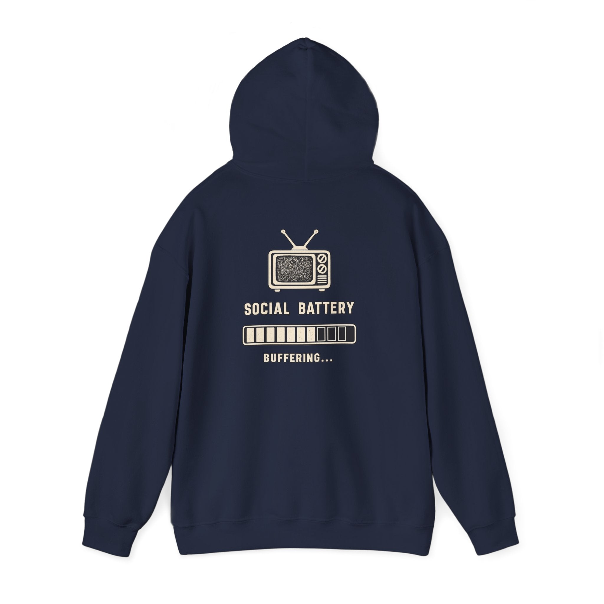 Static Club Social Battery Hoodie