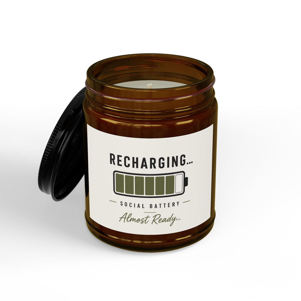 Recharging Soy Candle | Minimalist Scented Candle | Recharge Collection | STATIC CLUB