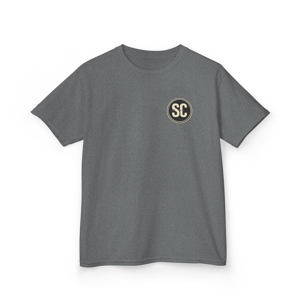 Kids T-Shirt – "Recharging... Almost Ready" Battery Graphic