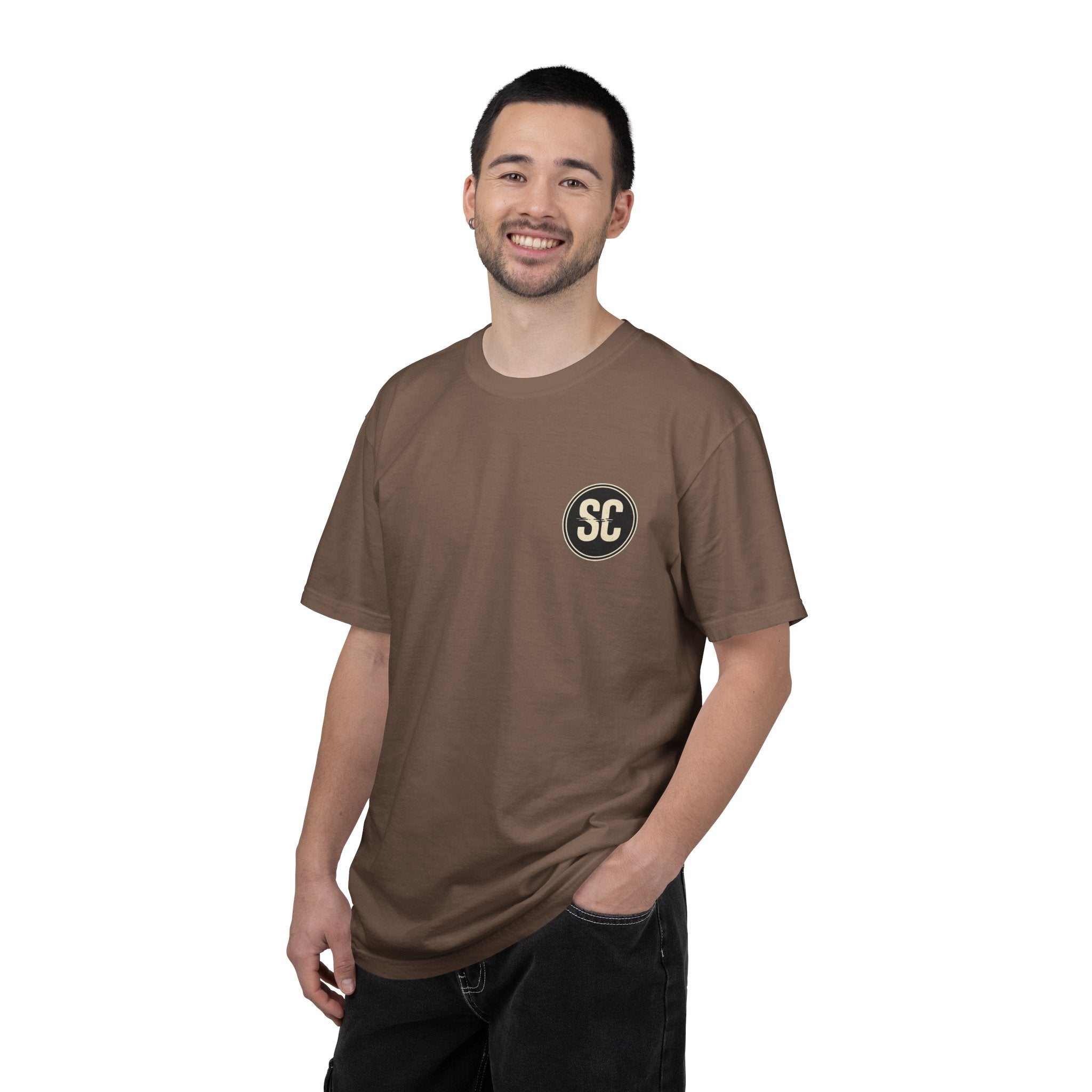 Static Club Vintage TV Screen T-Shirt | Retro Noise Graphic