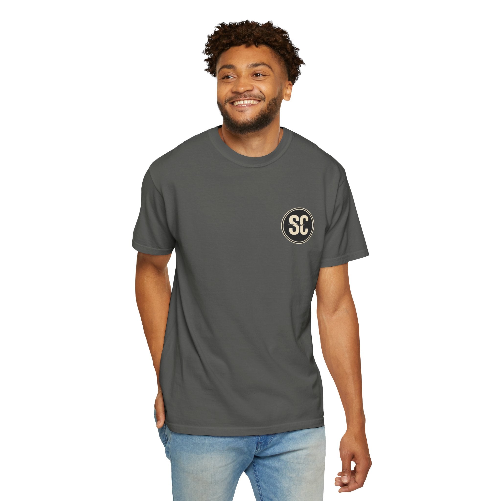 Static Club Vintage TV Screen T-Shirt | Retro Noise Graphic