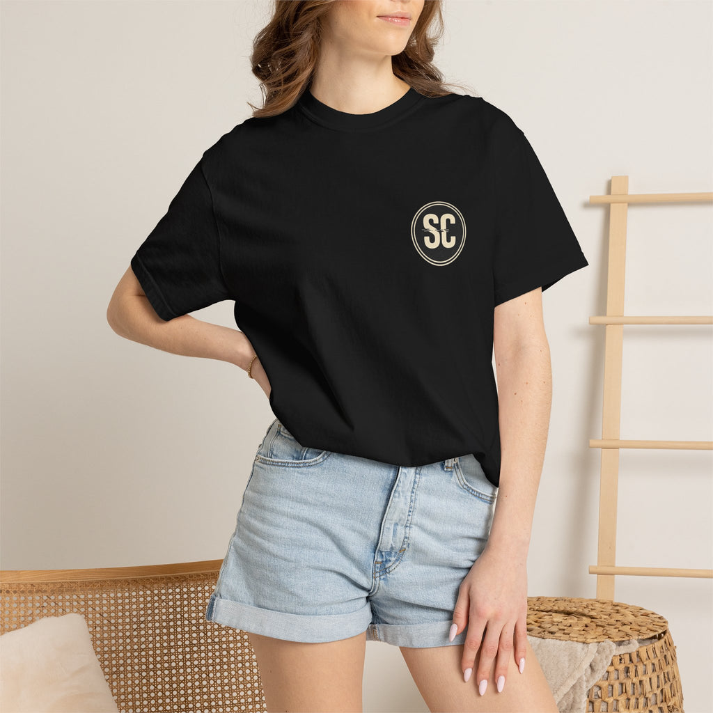 Static Club Vintage TV Screen T-Shirt | Retro Noise Graphic