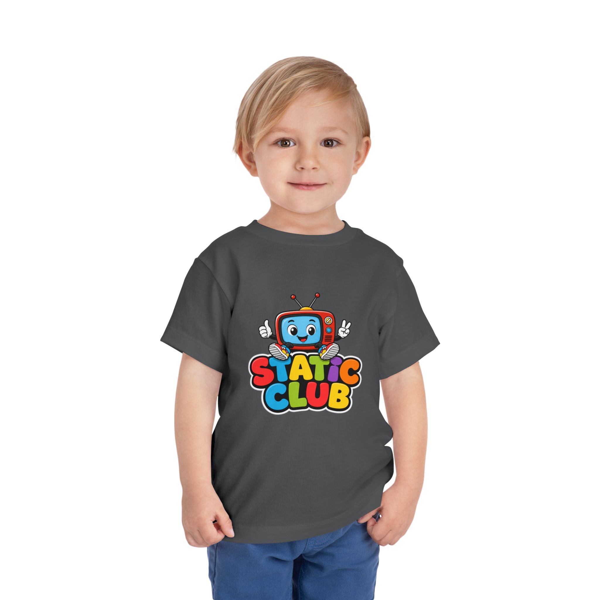 Static Club Kids T-Shirt | Cute TV Mascot Tee