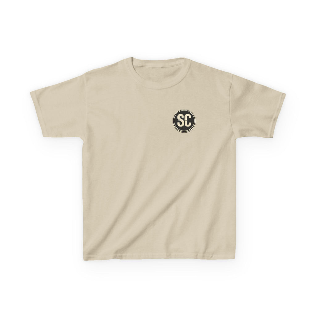Kids T-Shirt – "Recharging... Almost Ready" Battery Graphic