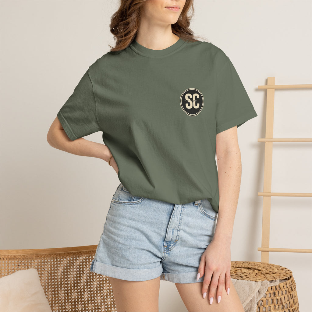 Static Club Vintage TV Screen T-Shirt | Retro Noise Graphic