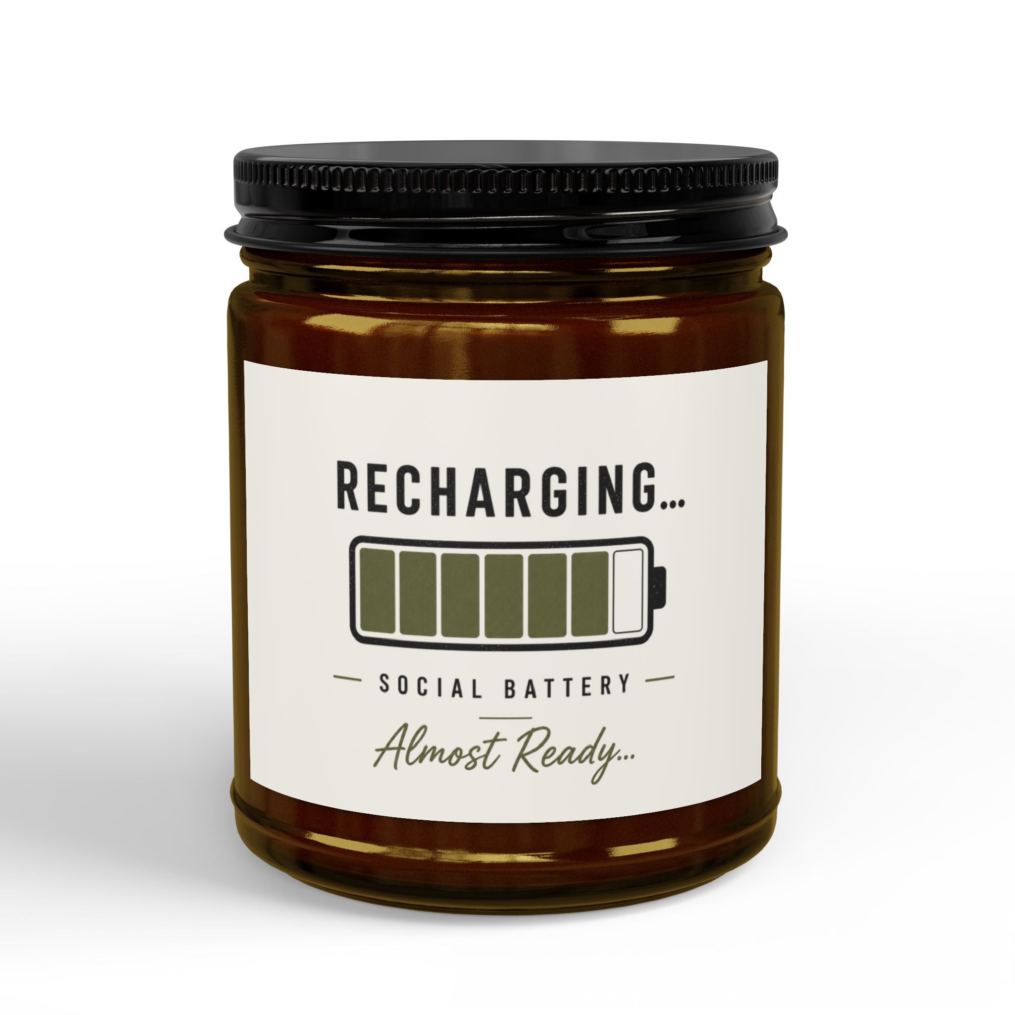 Recharging Soy Candle | Minimalist Scented Candle | Recharge Collection | STATIC CLUB