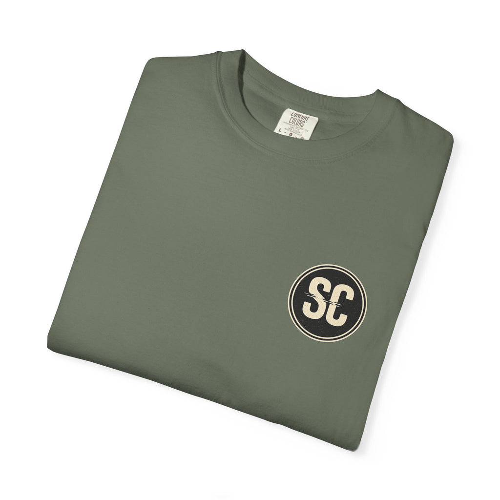 Static Club Vintage TV Screen T-Shirt | Retro Noise Graphic