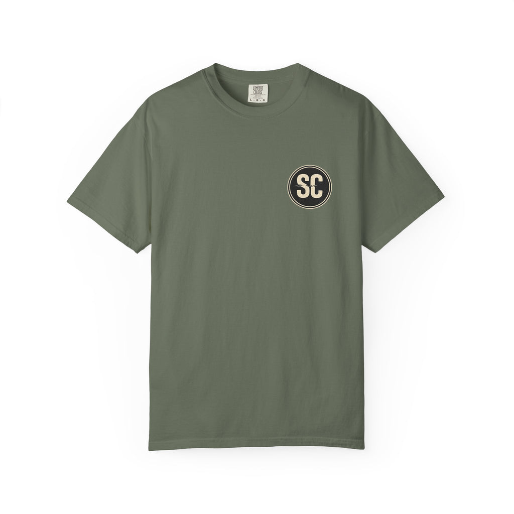 Static Club Vintage TV Screen T-Shirt | Retro Noise Graphic