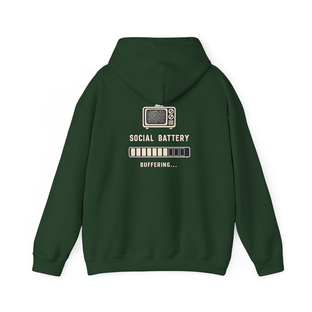 Static Club Social Battery Hoodie