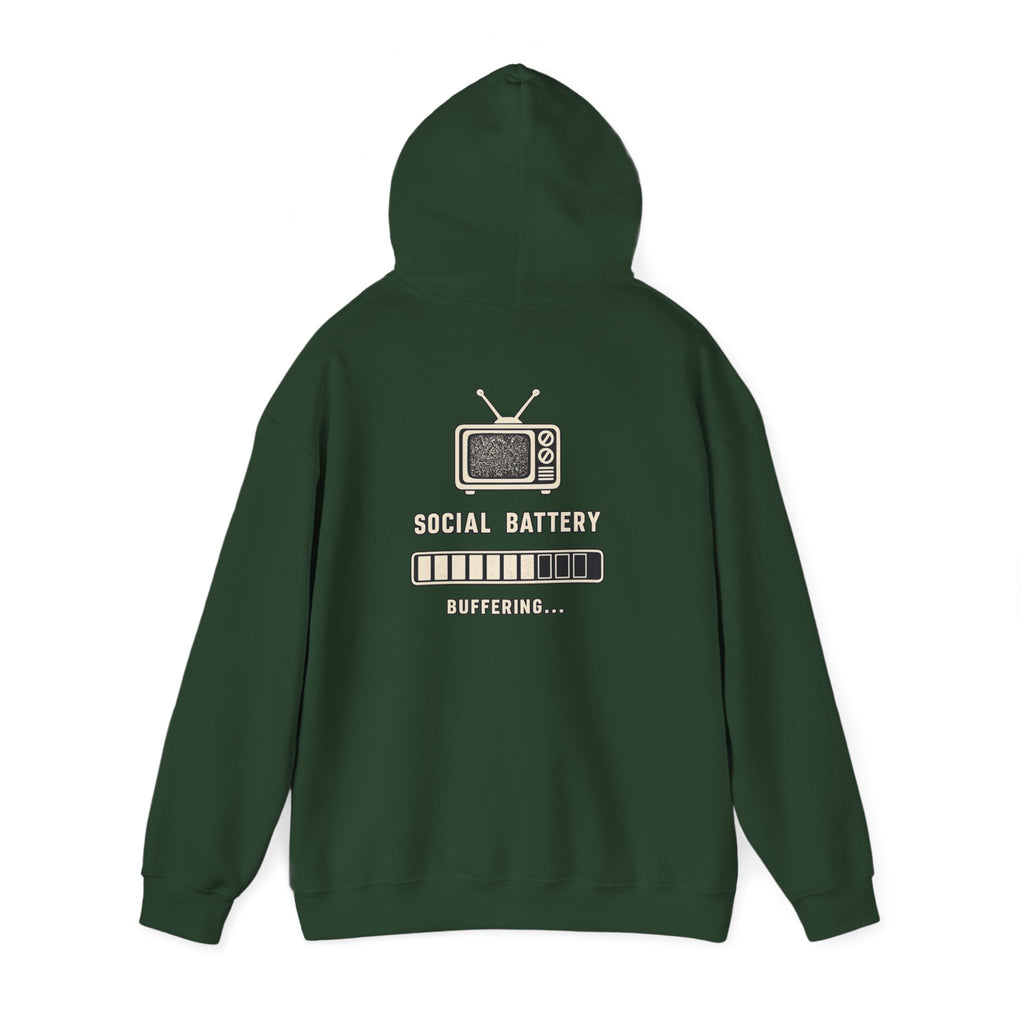 Static Club Social Battery Hoodie