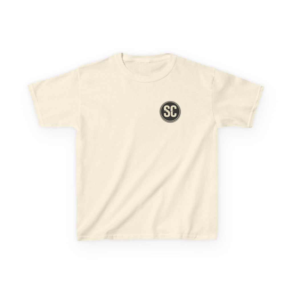 Kids T-Shirt – "Recharging... Almost Ready" Battery Graphic