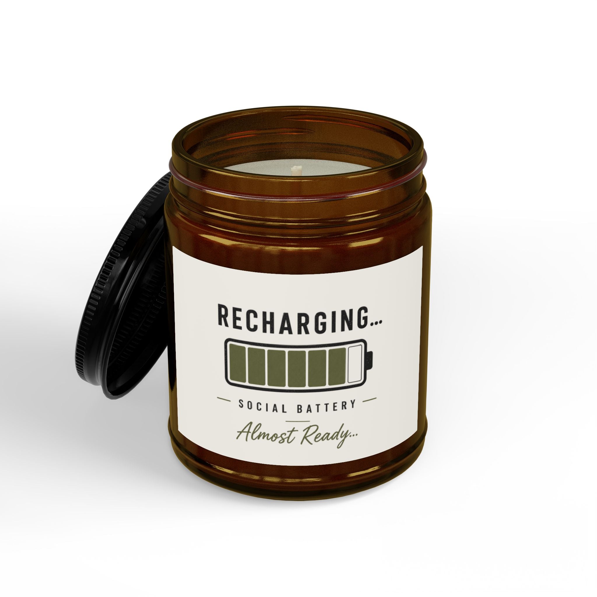 Recharging Soy Candle | Minimalist Scented Candle | Recharge Collection | STATIC CLUB