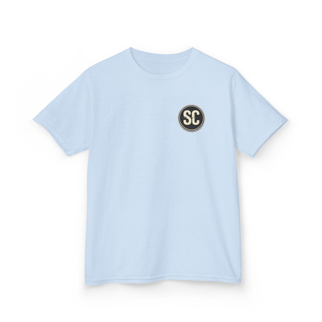 Kids T-Shirt – "Recharging... Almost Ready" Battery Graphic