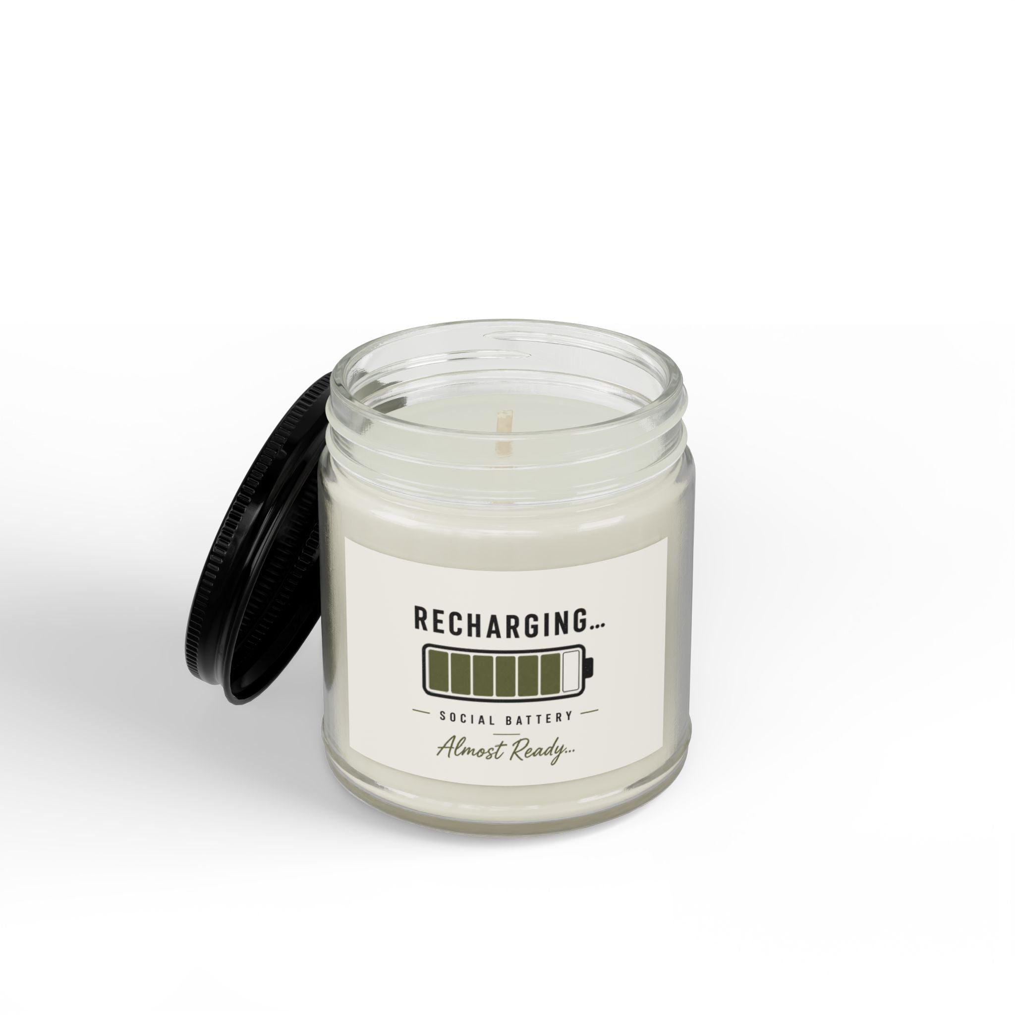 Recharging Soy Candle | Minimalist Scented Candle | Recharge Collection | STATIC CLUB